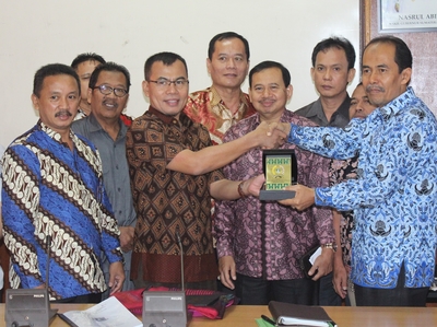 BKP SAMBUT KEDATANGAN TAMU DARI PANSUS DPRD BANTEN