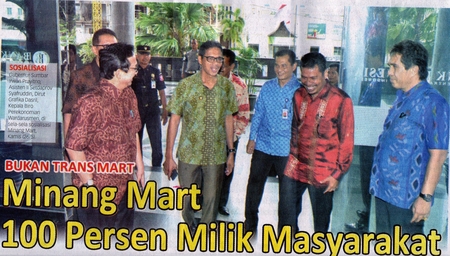 MINANG MART 100 PERSEN MILIK MASYARAKAT